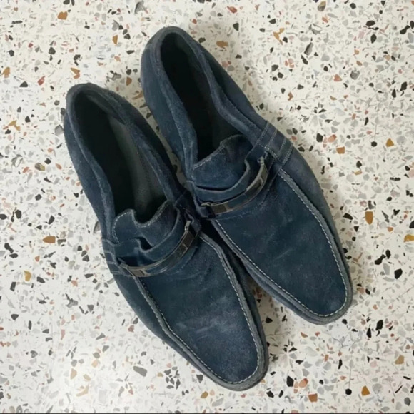 Suede Loafer Slip On Shoe Preppy Mens Size 10.5 STACY ADAMS main image 10